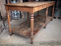 Antique French Drapers Table