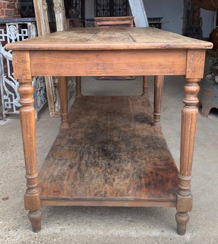 Hand-Crafted Antique French Drapers Table