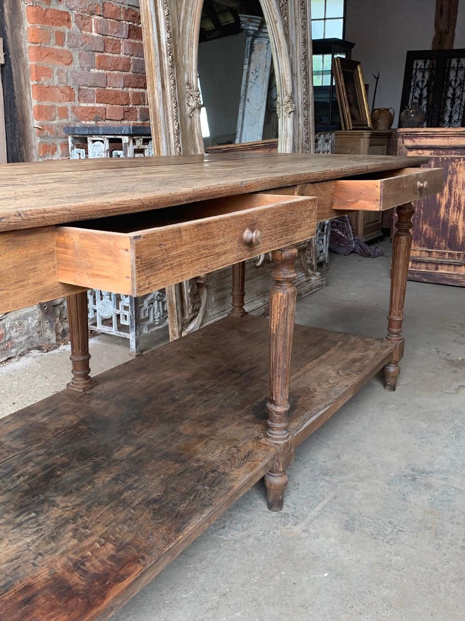 Early 20th Century Antique French Drapers Table