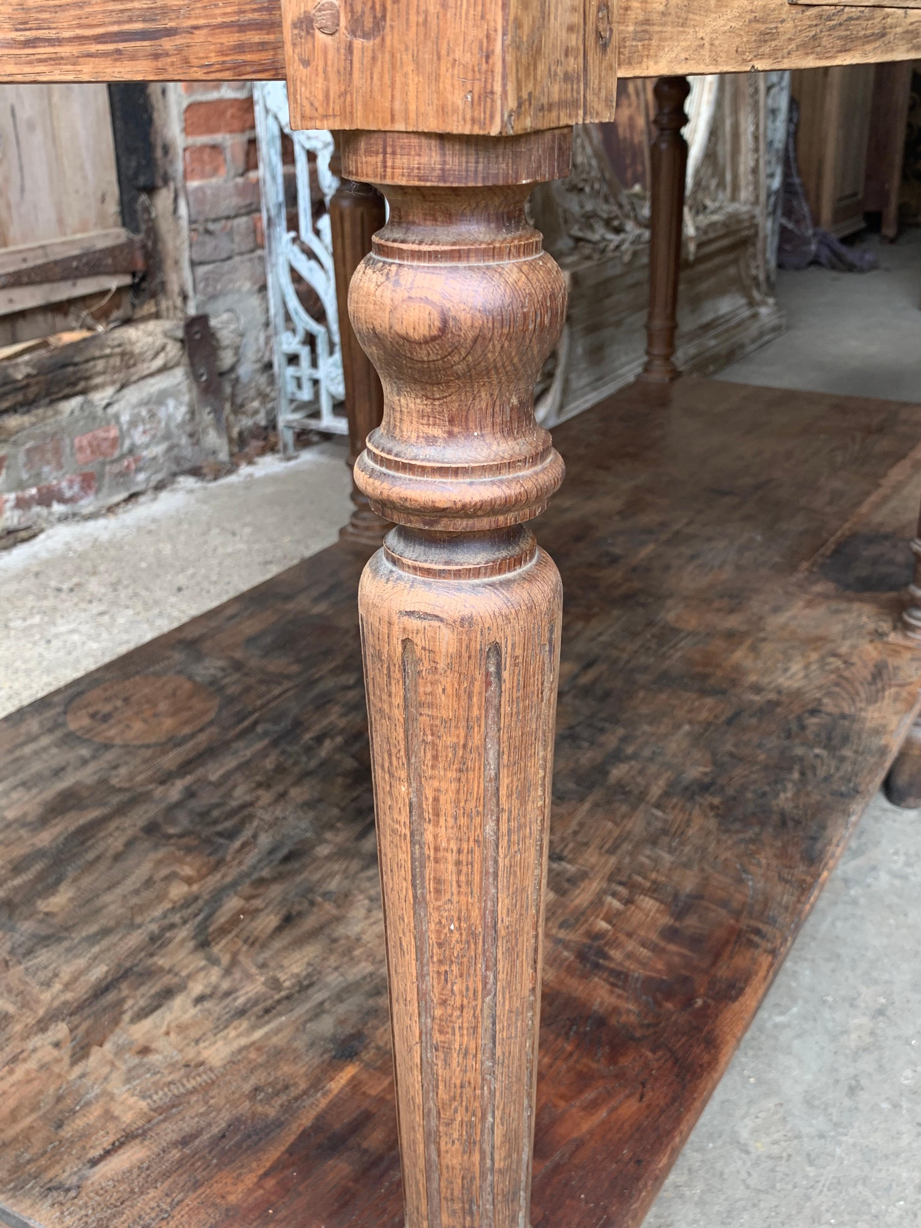 Hand-Crafted Antique French Drapers Table