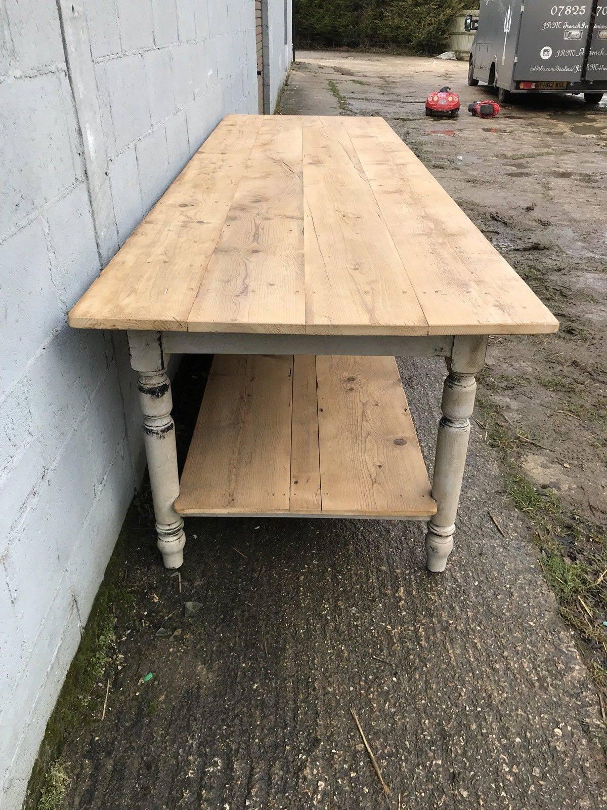 Antique French Drapers Table, Vintage, Original, Bakers Shop Display For Sale 2