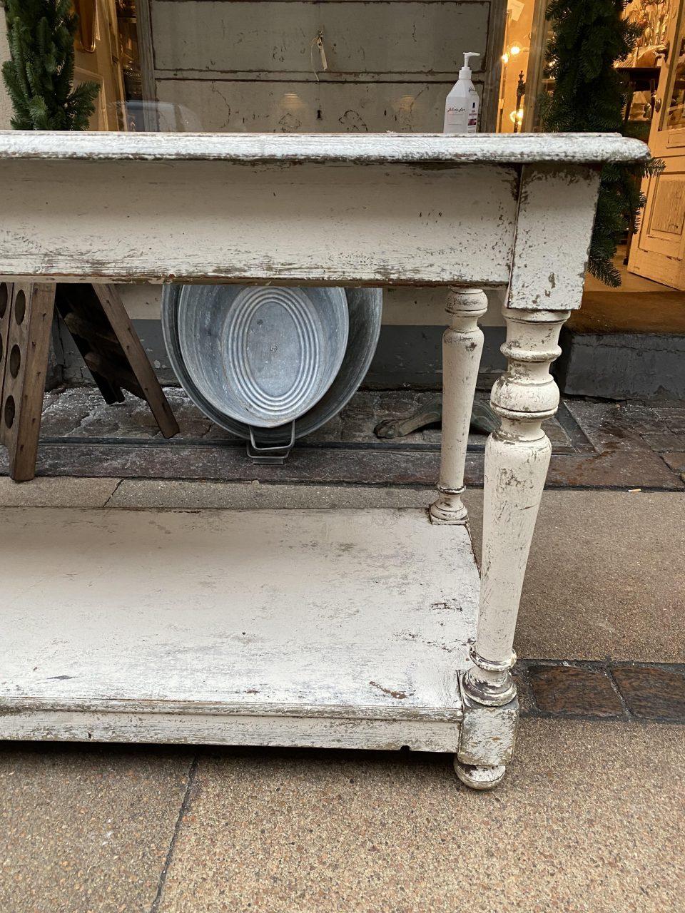 Wood Antique French Drapery Table/Console Table, 1900s, France
