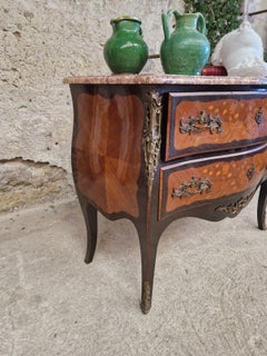 Antique French Dresser Bombe Louis XV Style Commmode