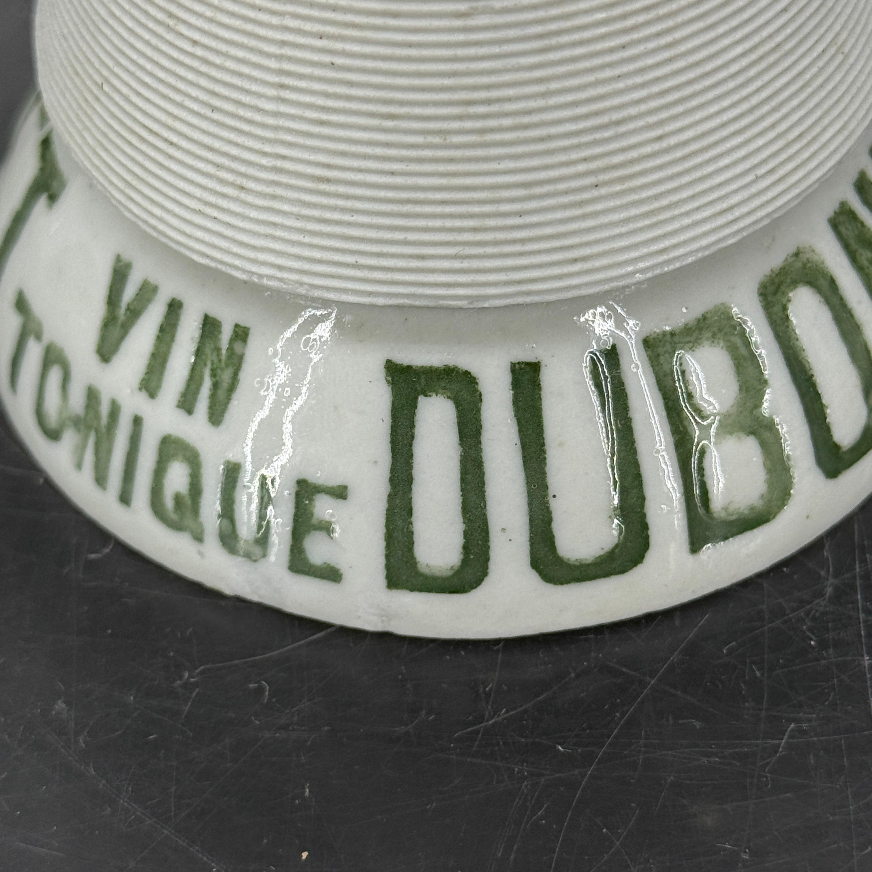 Antique French DUBONNET Match Holder With Striker For Sale 2