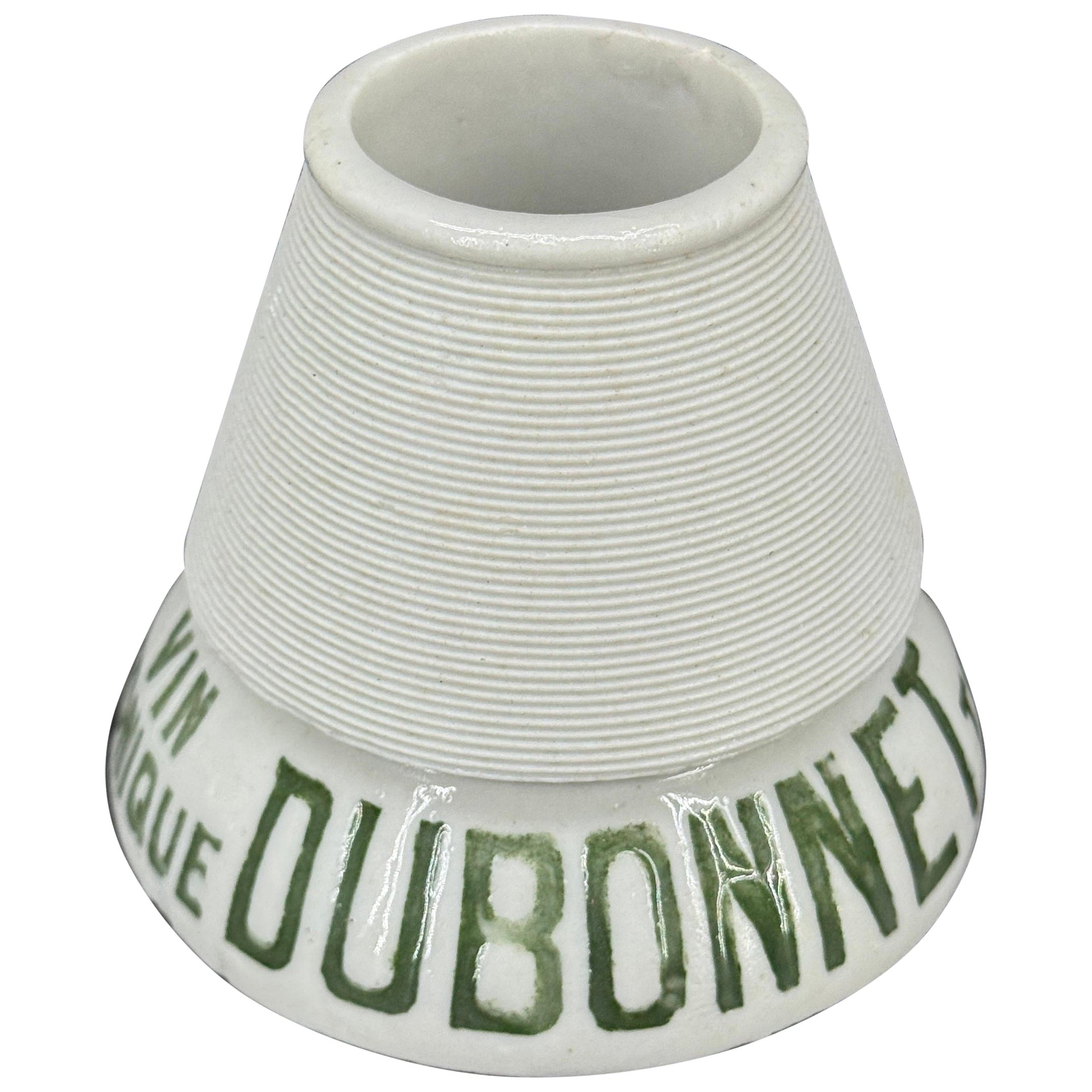 Antique French DUBONNET Streichholzhalter mit Schlagbolzen