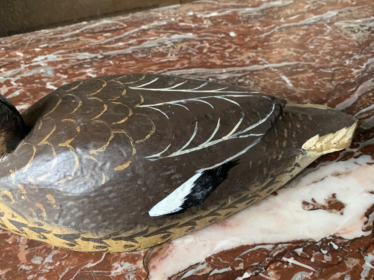 Señuelo de pato Antique French Francés en venta