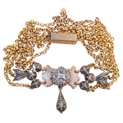 Antique French Early 19th Century Georgian 18K Gold and Diamond Necklace