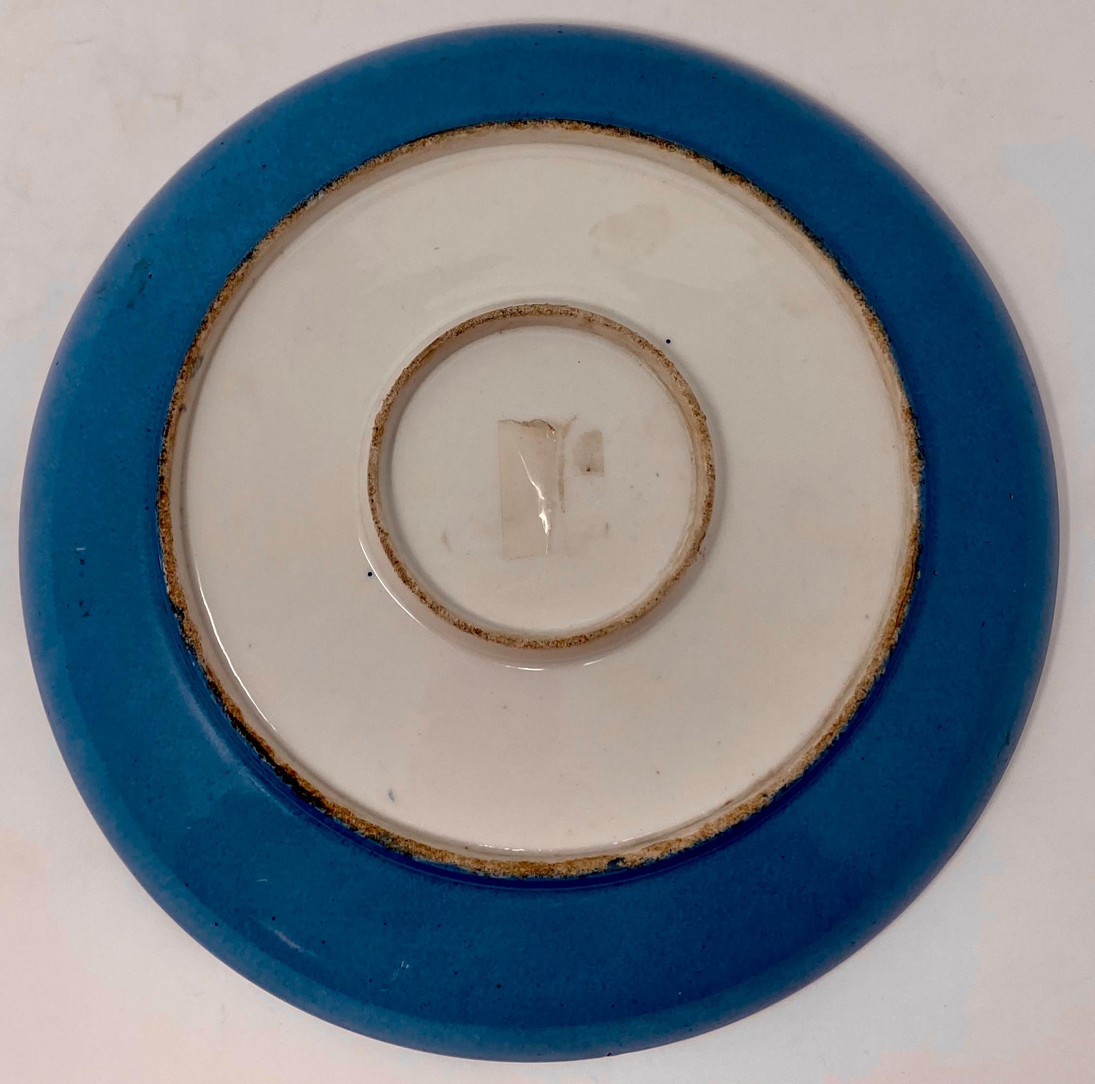 European Antique French Early 19th Century Sèvres Plate, circa 1820-1830 For Sale