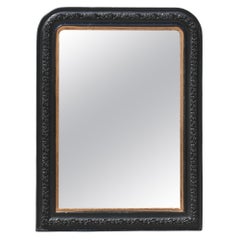 Antique French Ebonised Mirror Napoleon III Second Empire