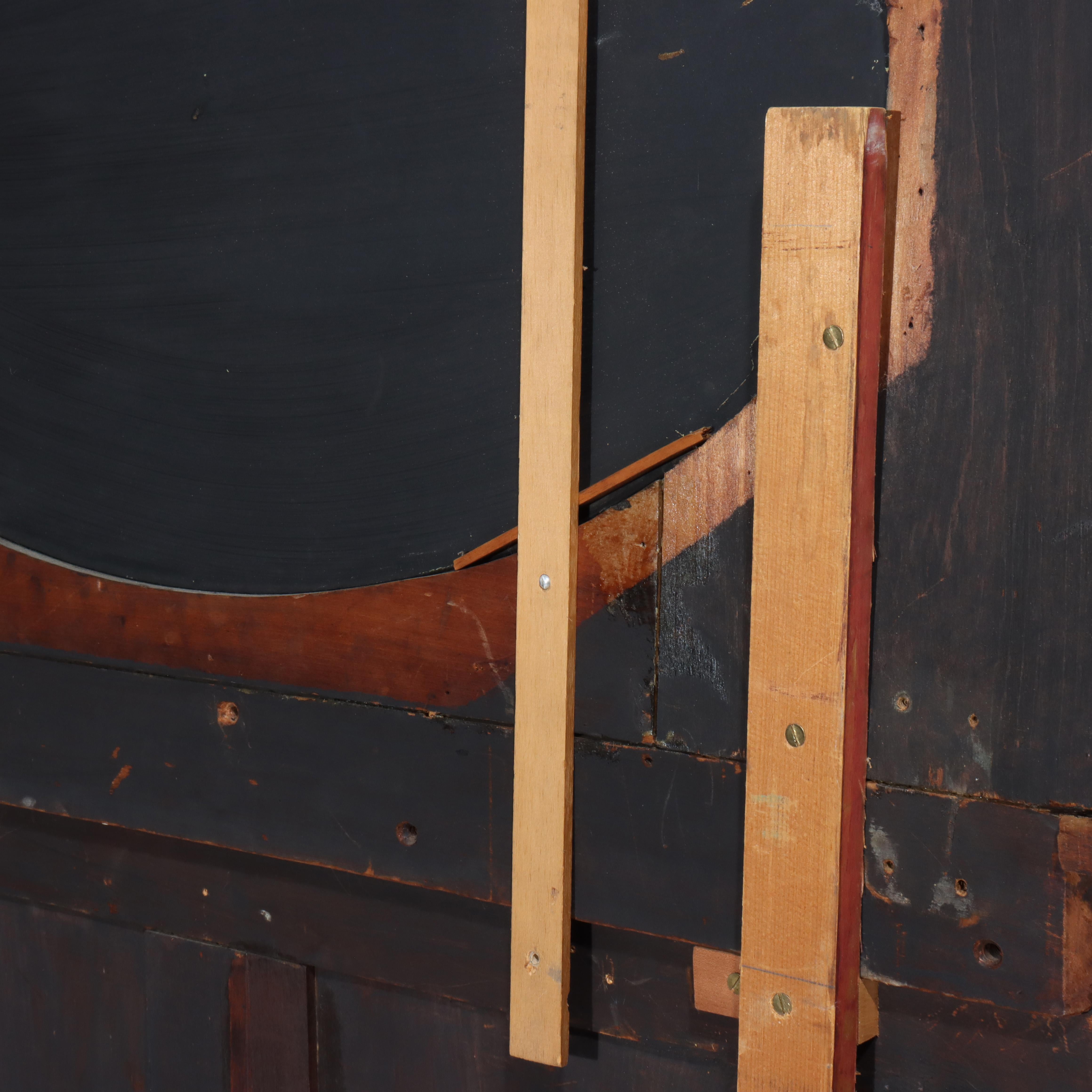 Cabinet de curiosité en bois de rose ébonisé, marqueterie et bronze doré, Antique French C1890 en vente 9