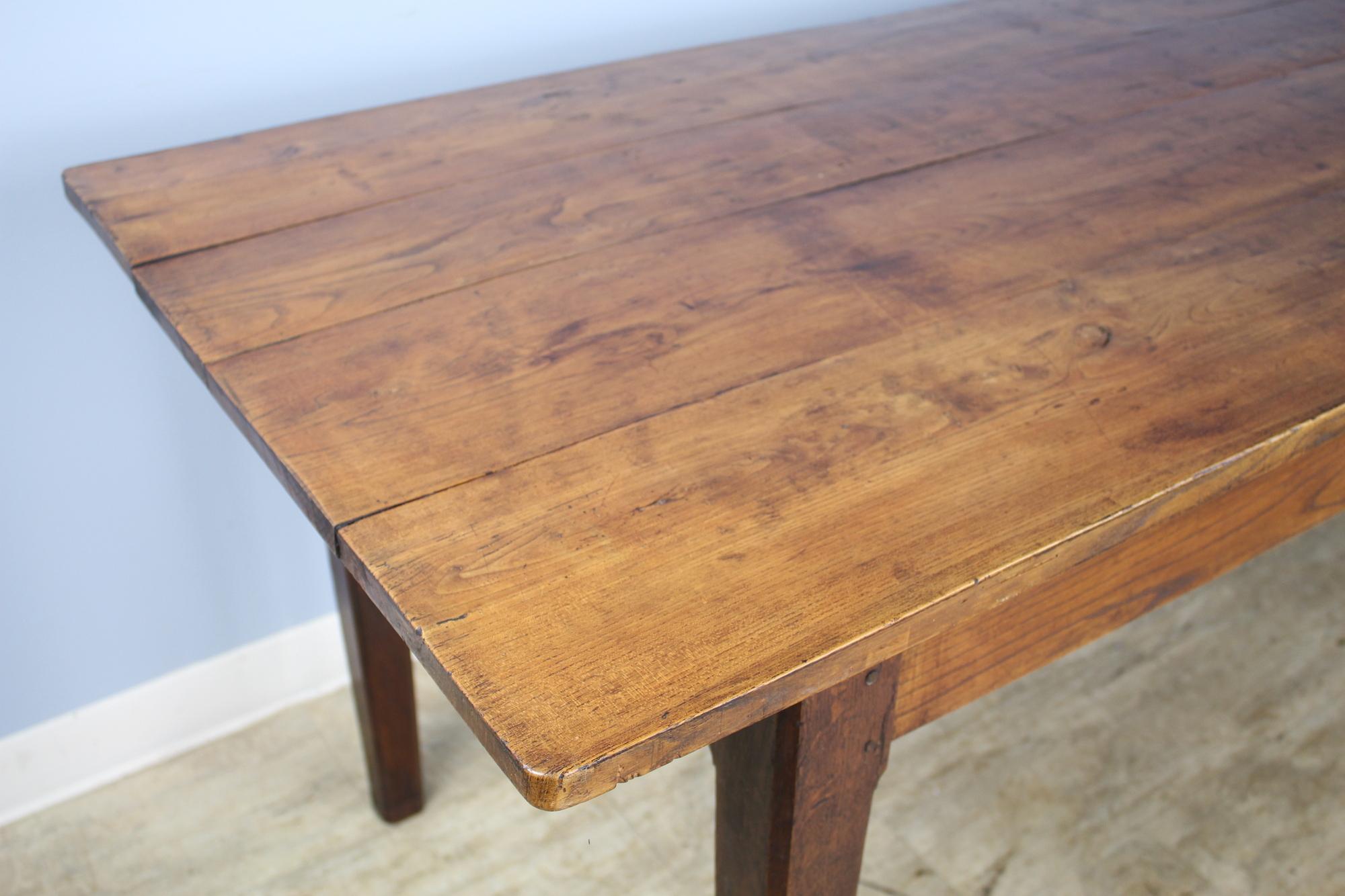 Antique French Elm Farm Table 2