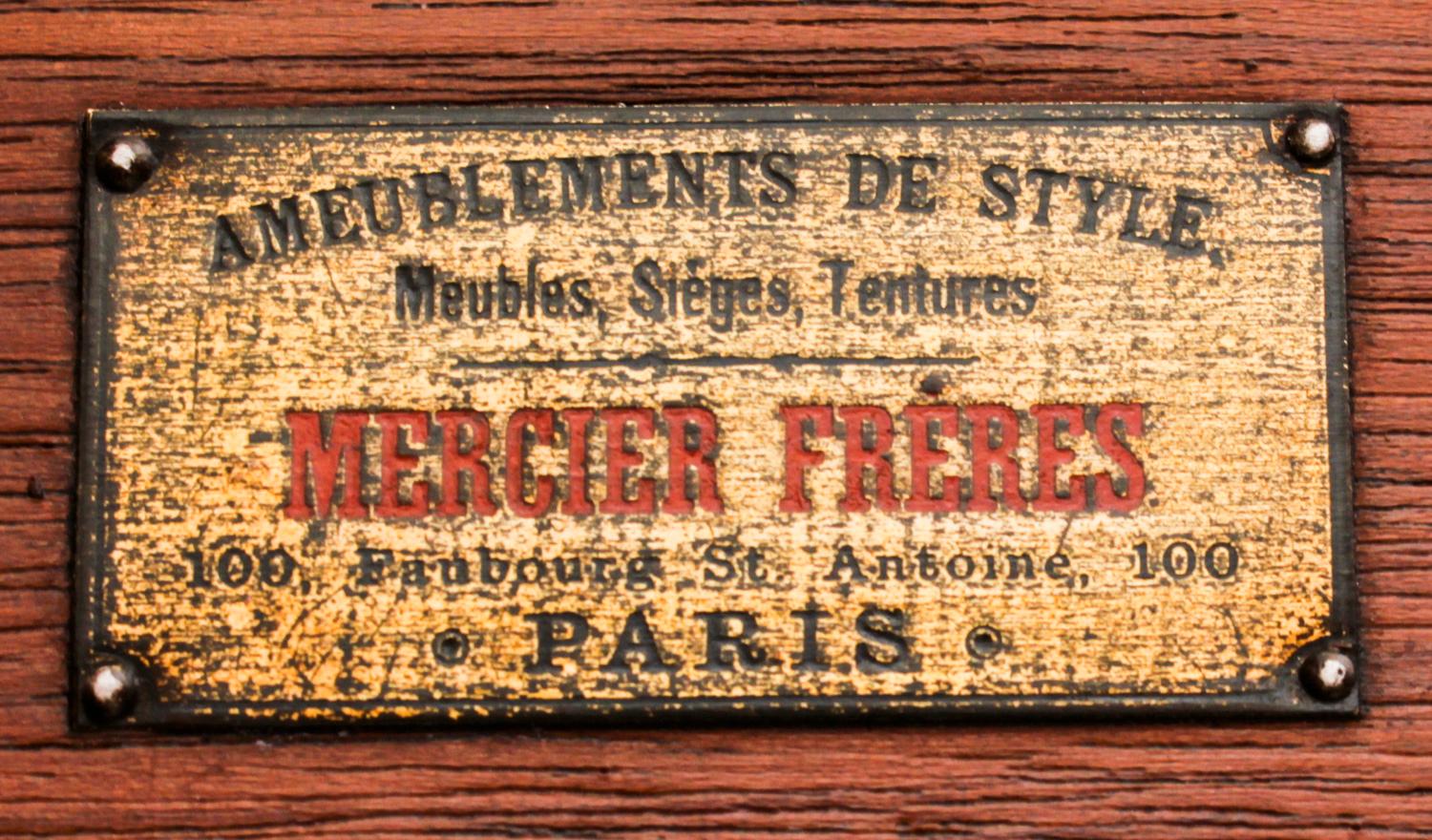 Antique French Empire 4 Door Mahogany Bookcase, 19th Century 6