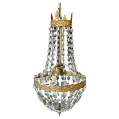Antique French Empire Bag Chandelier 