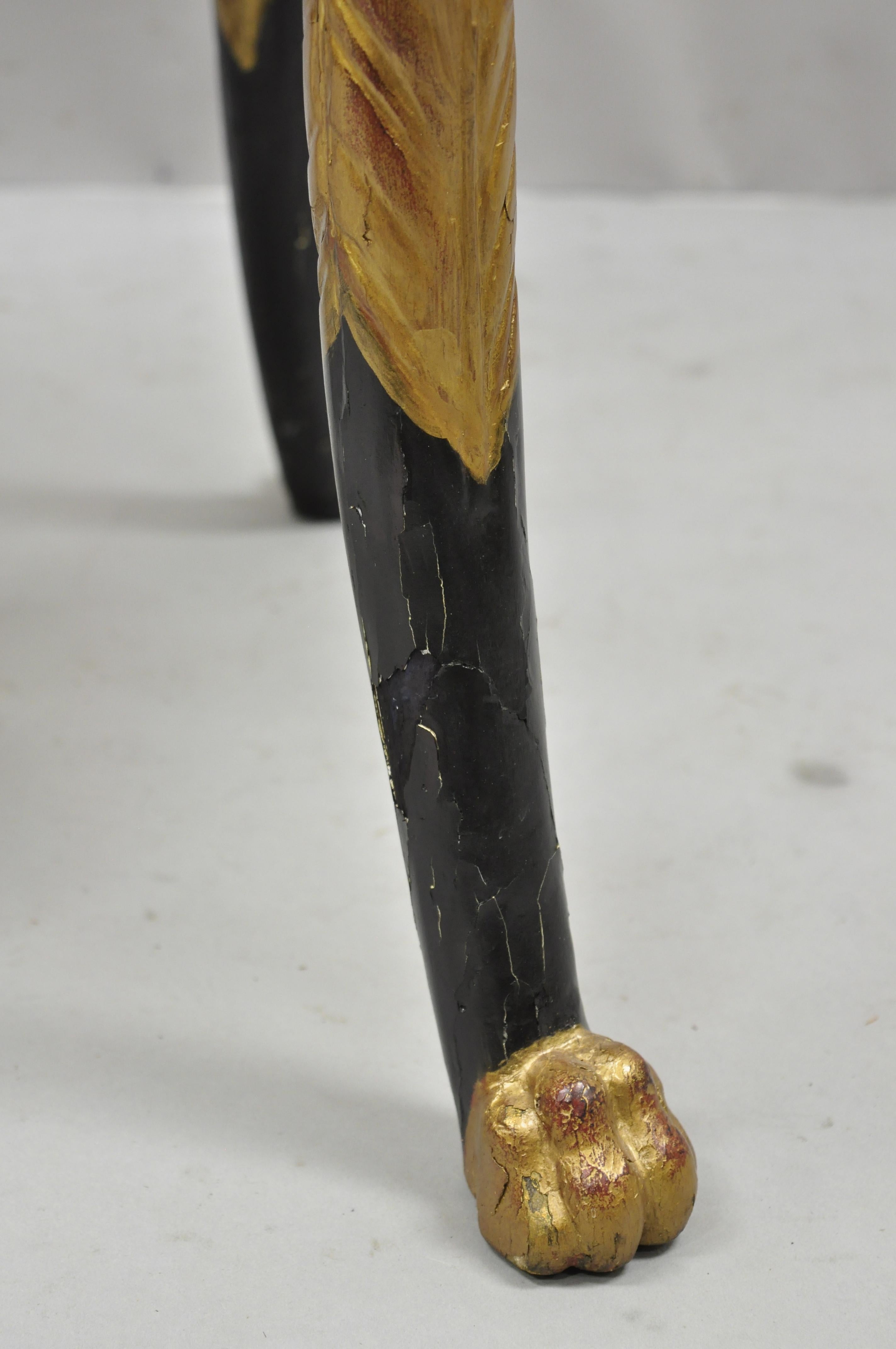 Antiker antiker französischer Empire-Biedermeier-Marmortisch mit geschnitztem Adler Gueridon in der Mitte im Angebot 4