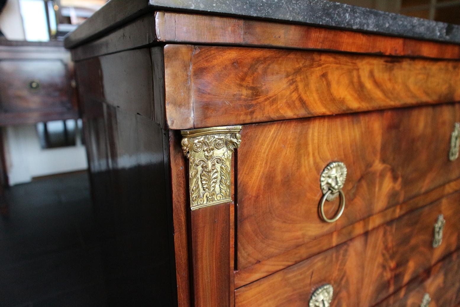 Early 19th Century Antique French Empire chest of drawers