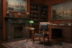 Antique French Empire "fauteuil du bureau" Desk Chair 19th Century