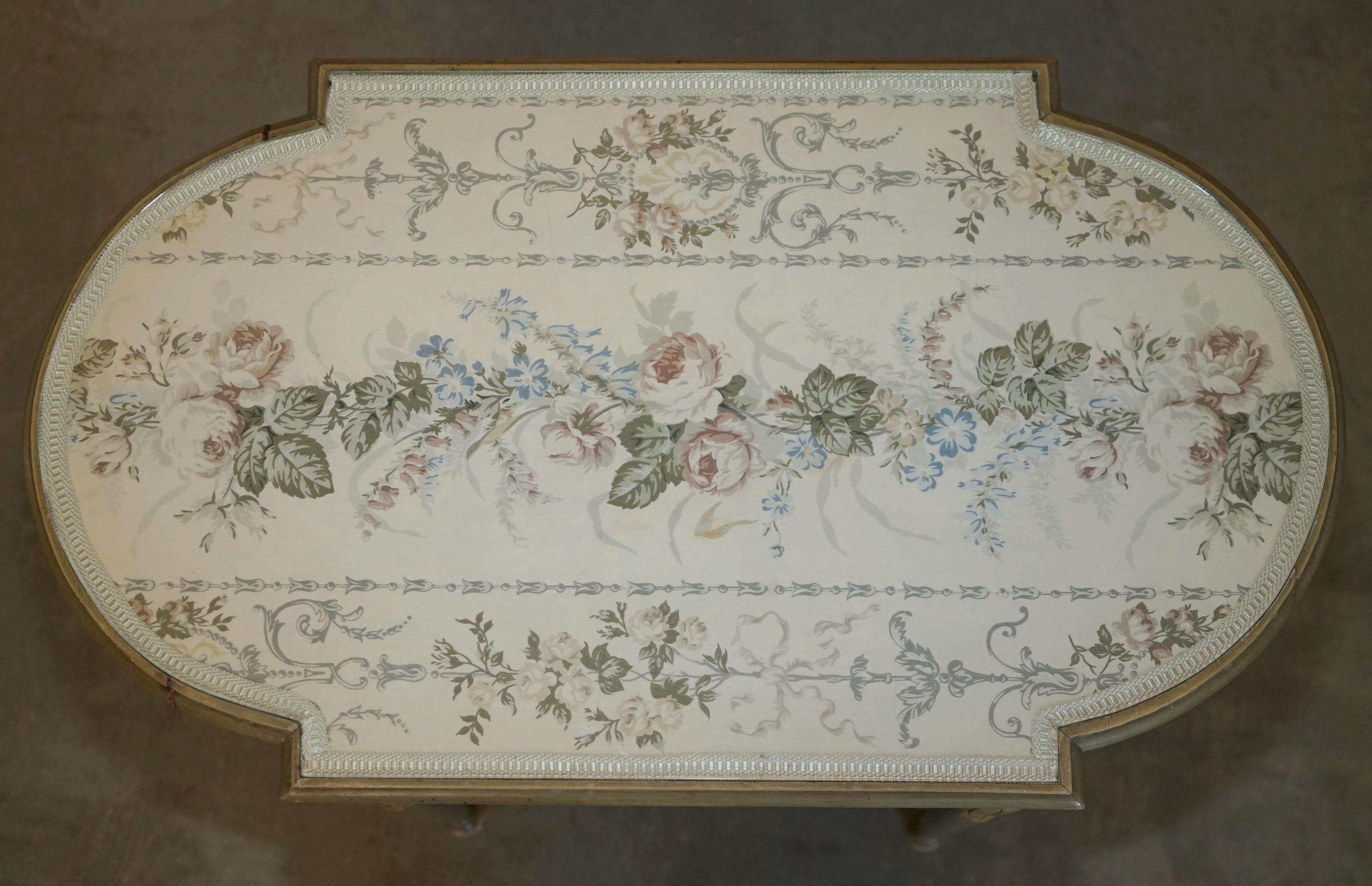 French ANTIQUE FRENCH EMPIRE HAND PAINTED 19TH CENTURY OCCASIONAL DRESSiNG ROOM TABLE For Sale