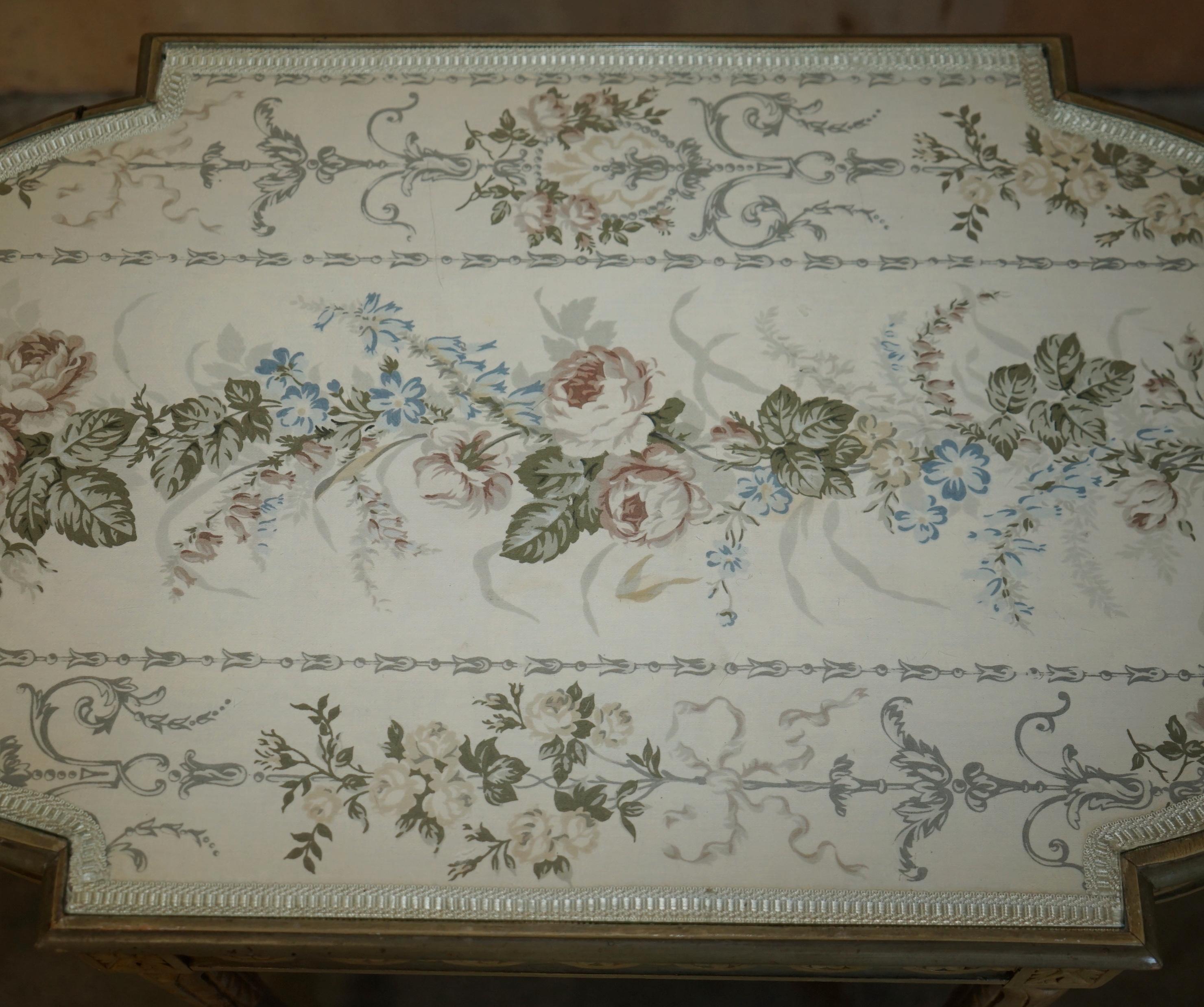 ANTIQUE FRENCH EMPIRE HAND PAINTED 19TH CENTURY OCCASIONAL DRESSiNG ROOM TABLE In Good Condition For Sale In West Sussex, Pulborough