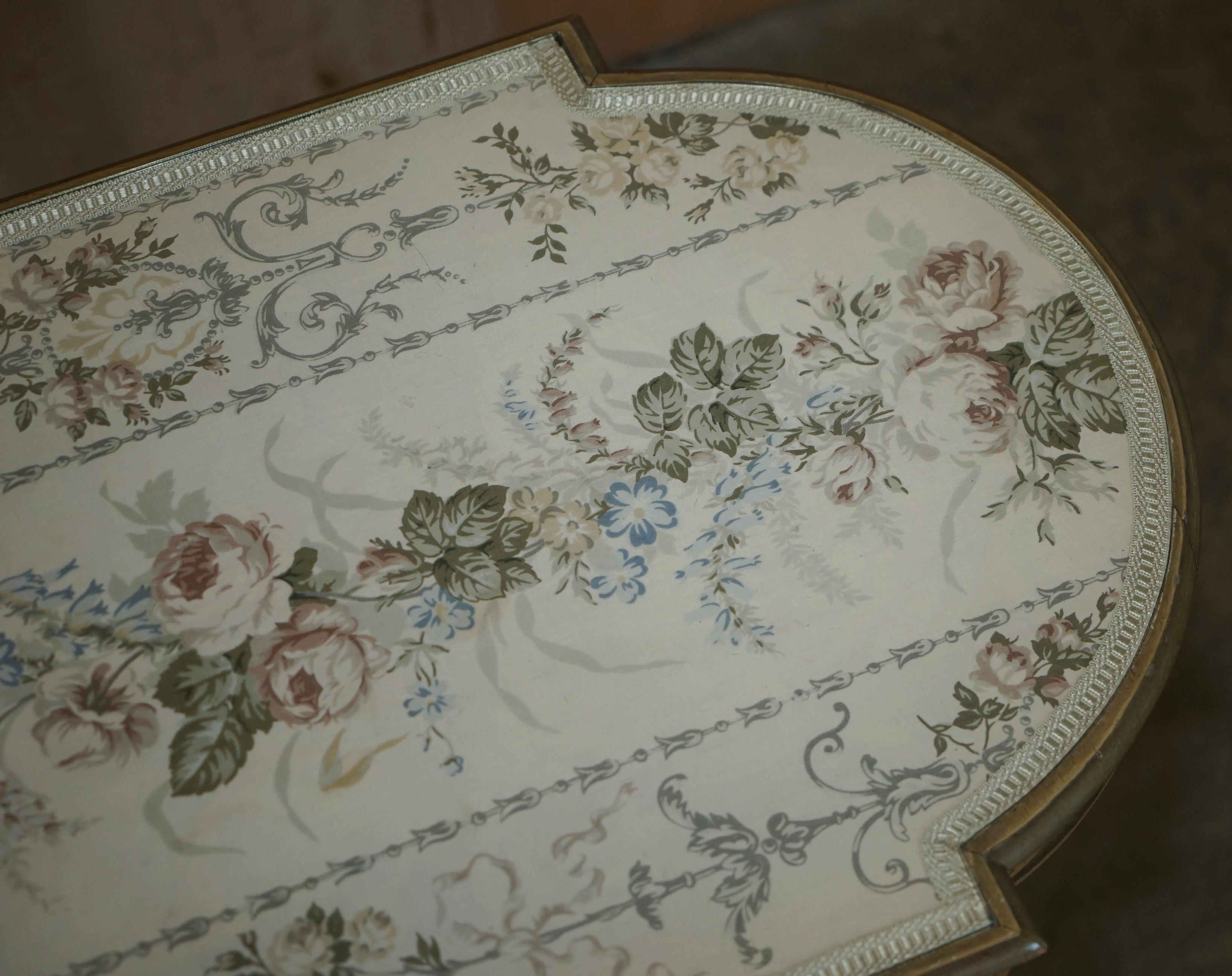 Late 19th Century ANTIQUE FRENCH EMPIRE HAND PAINTED 19TH CENTURY OCCASIONAL DRESSiNG ROOM TABLE For Sale