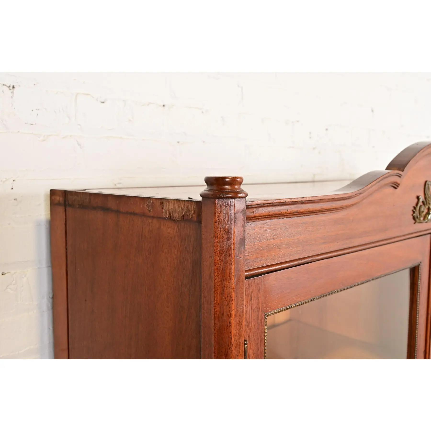 Antique French Impero, librerie doppie in mogano con ormolatura montata, coppia in vendita 3