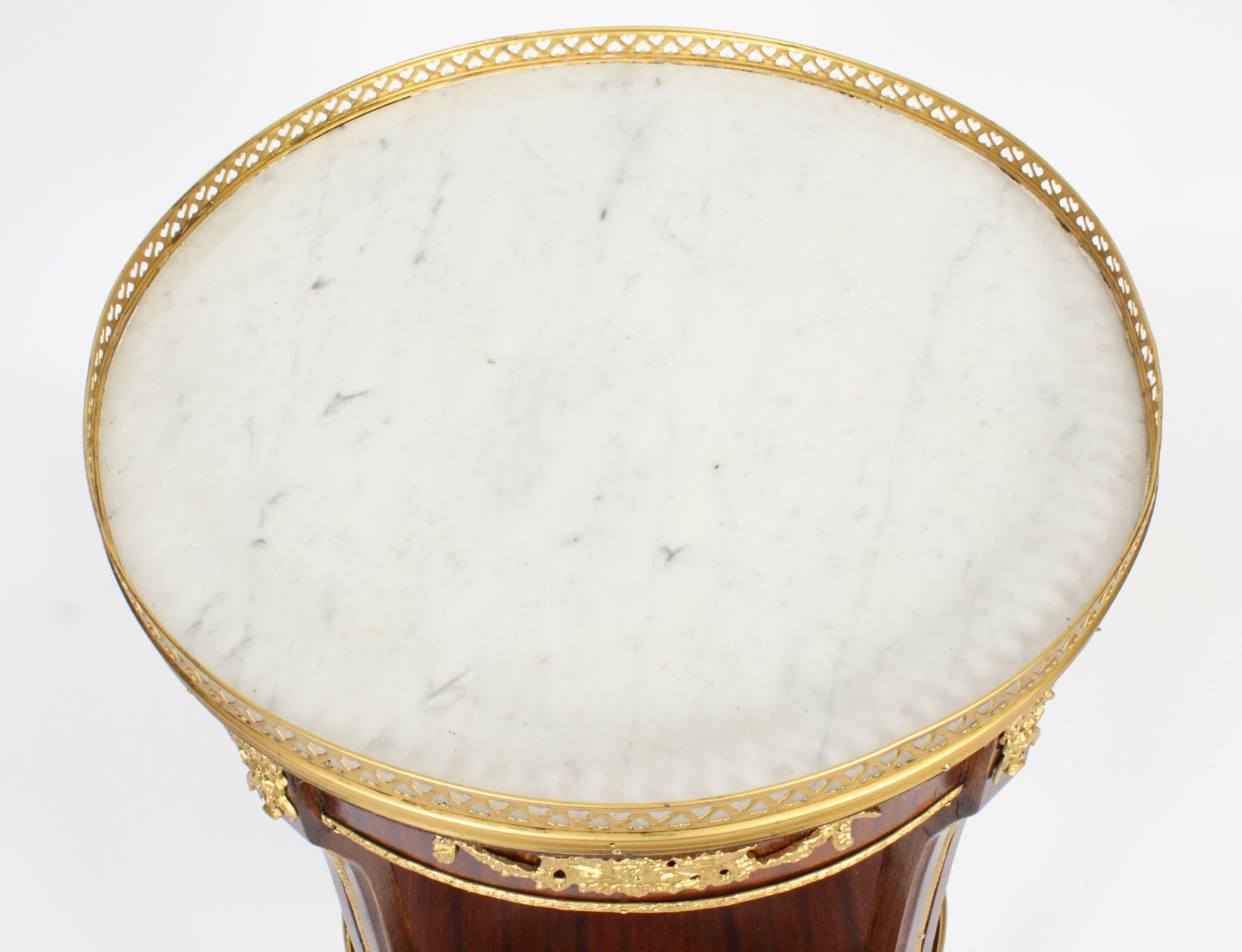 Antique French Empire Marble & Ormolu Occasional Table, 19th Century For Sale 8