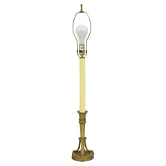 Antique French Empire Neoclassical Bronze "Torch & Arrow" Candlestick Table Lamp
