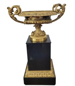 Antique French Empire Ormolu Centerpiece Tazzas, CIRCA 1860-1880