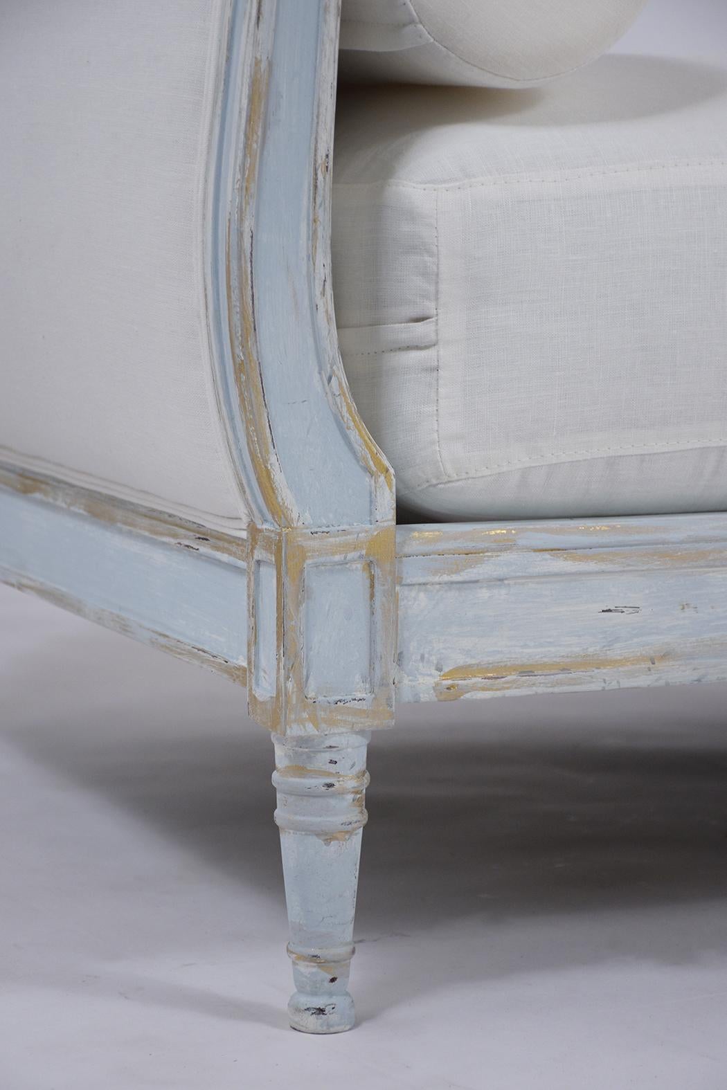 Antique French Empire Painted Day Bed 7