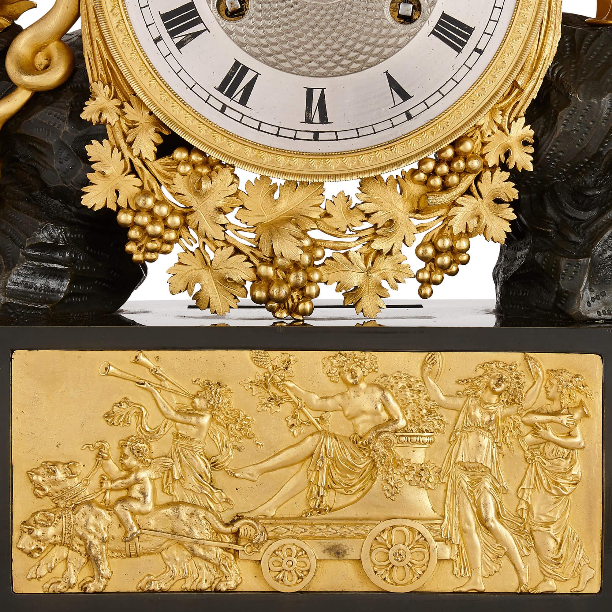 antique french empire mantel clocks