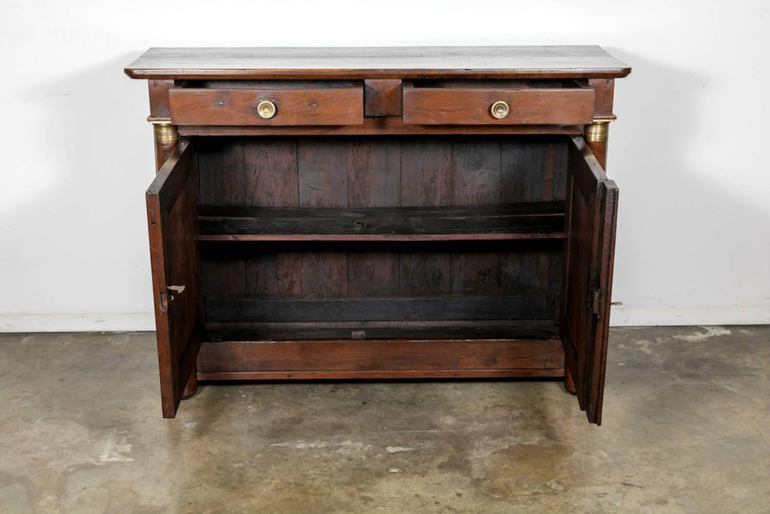 Antique French Empire Period Buffet In Excellent Condition In Birmingham, AL