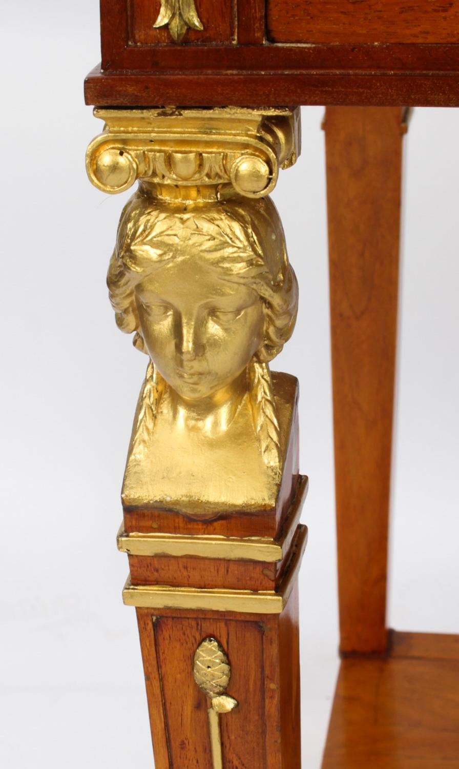 Antique French Buró Cilíndrico Renacimiento Imperio Siglo XIX en venta 2