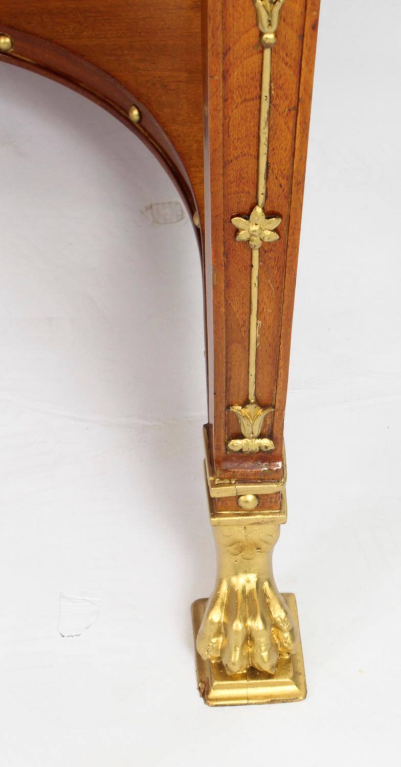 Antique French Buró Cilíndrico Renacimiento Imperio Siglo XIX Caoba en venta