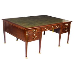 Antique French Empire Revival Ormolu Mounted Desk, 19th Century