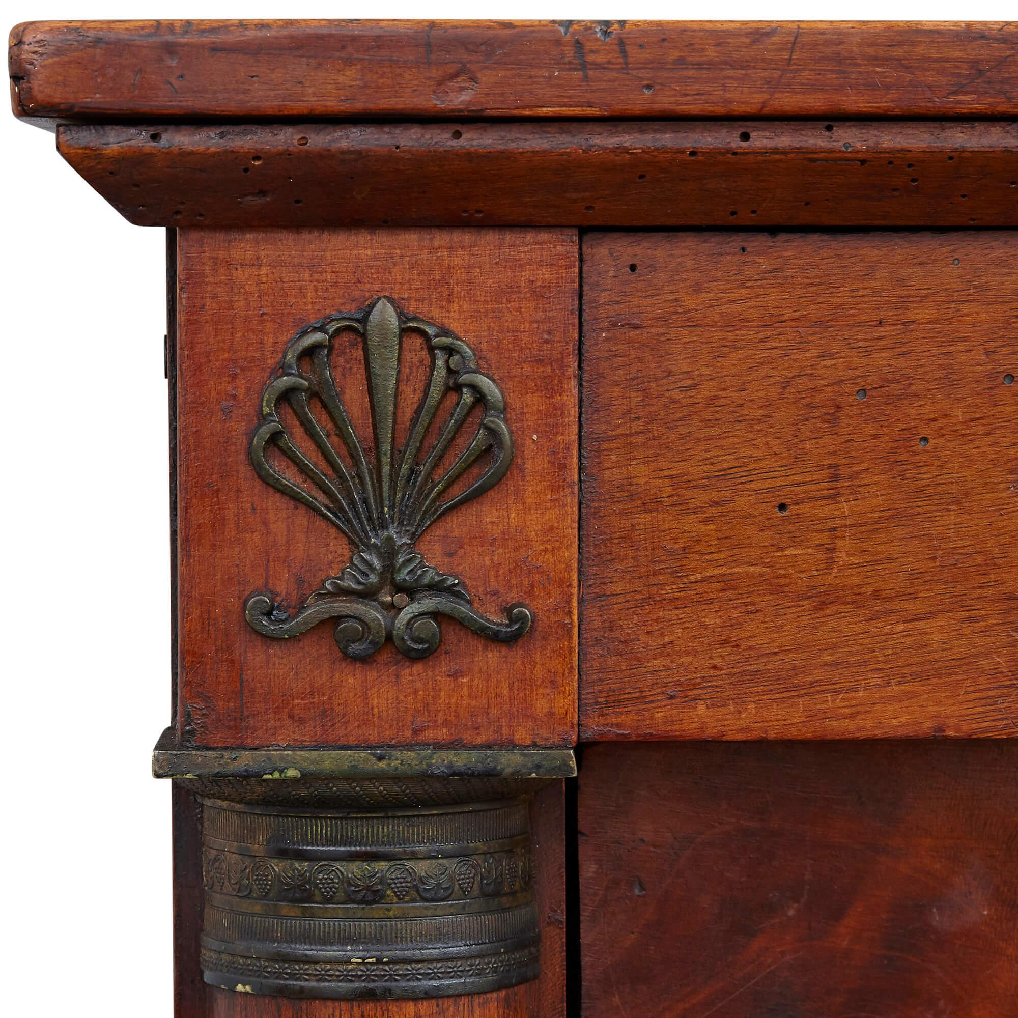 19th Century Antique French Empire Style Chest of Drawers For Sale