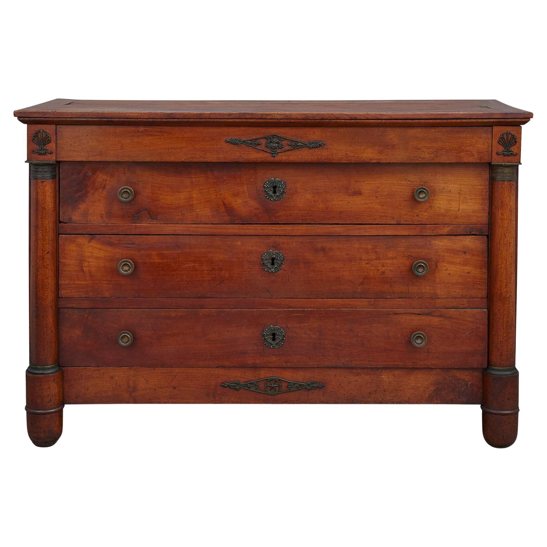 Antique French Empire Style Chest of Drawers
