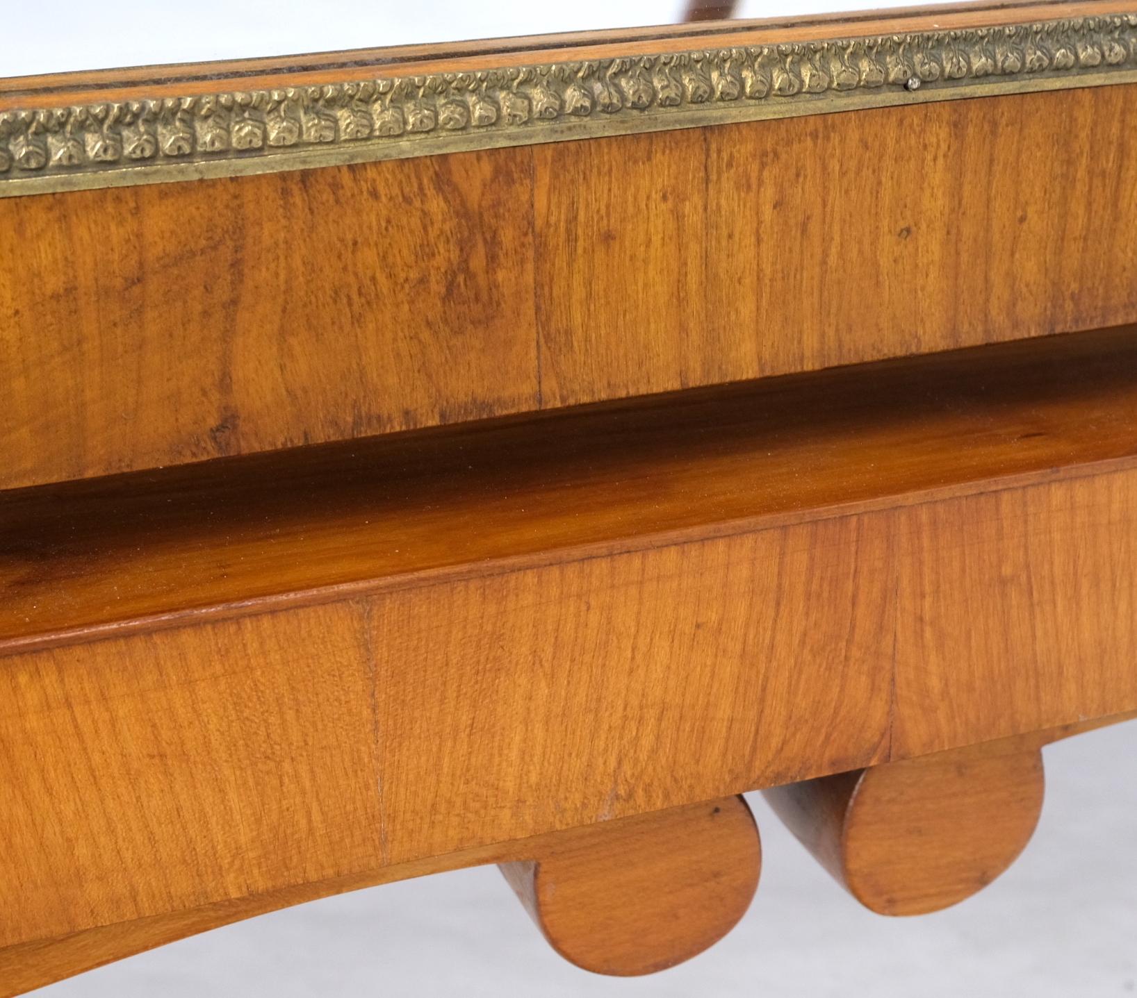 Antiker französischer Cheval-Standspiegel im Empire-Stil aus Kirschbaum und Messing  (Französisch) im Angebot