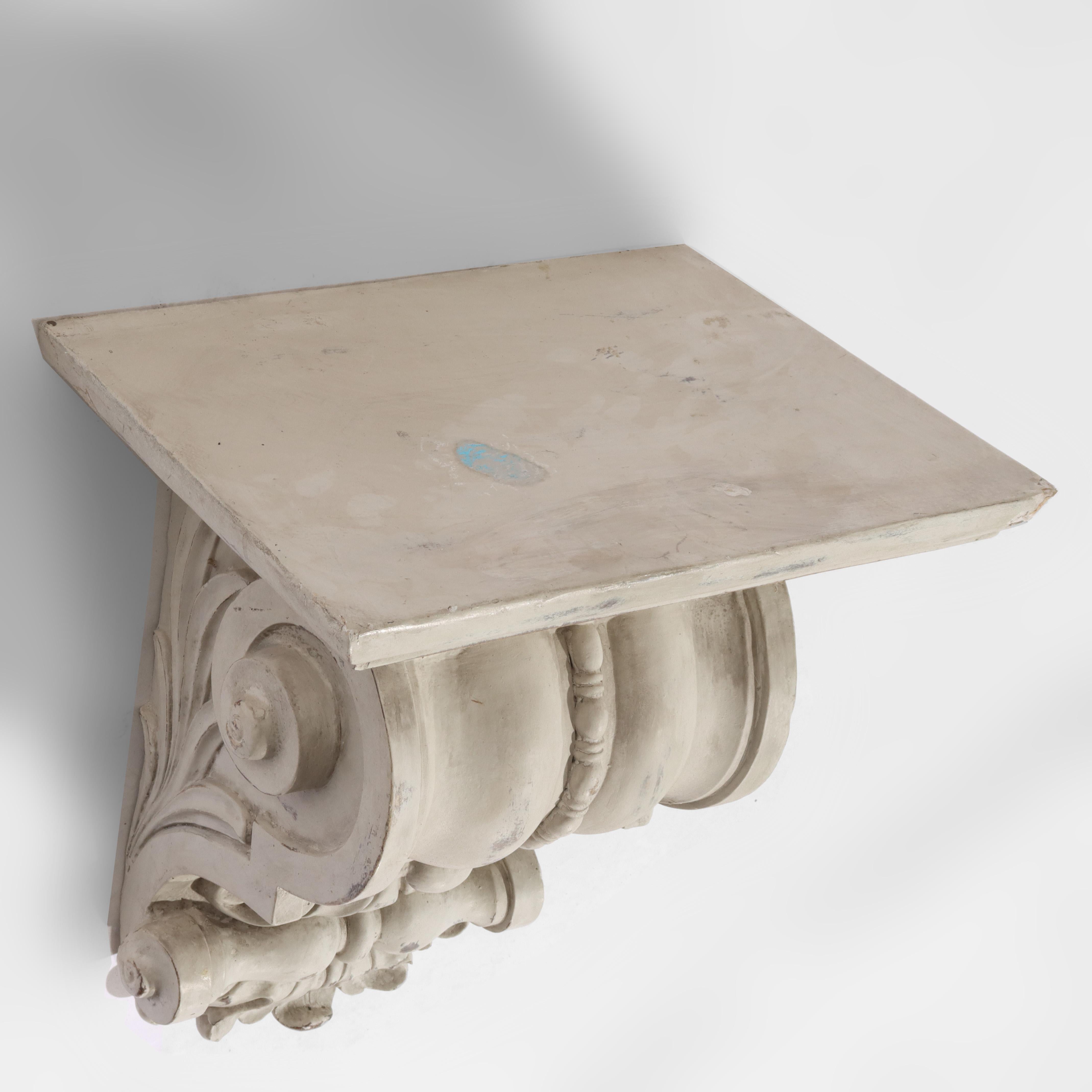 Antique French Empire Style Composite Classical Decorative Corbel 20thC In Good Condition For Sale In Big Flats, NY