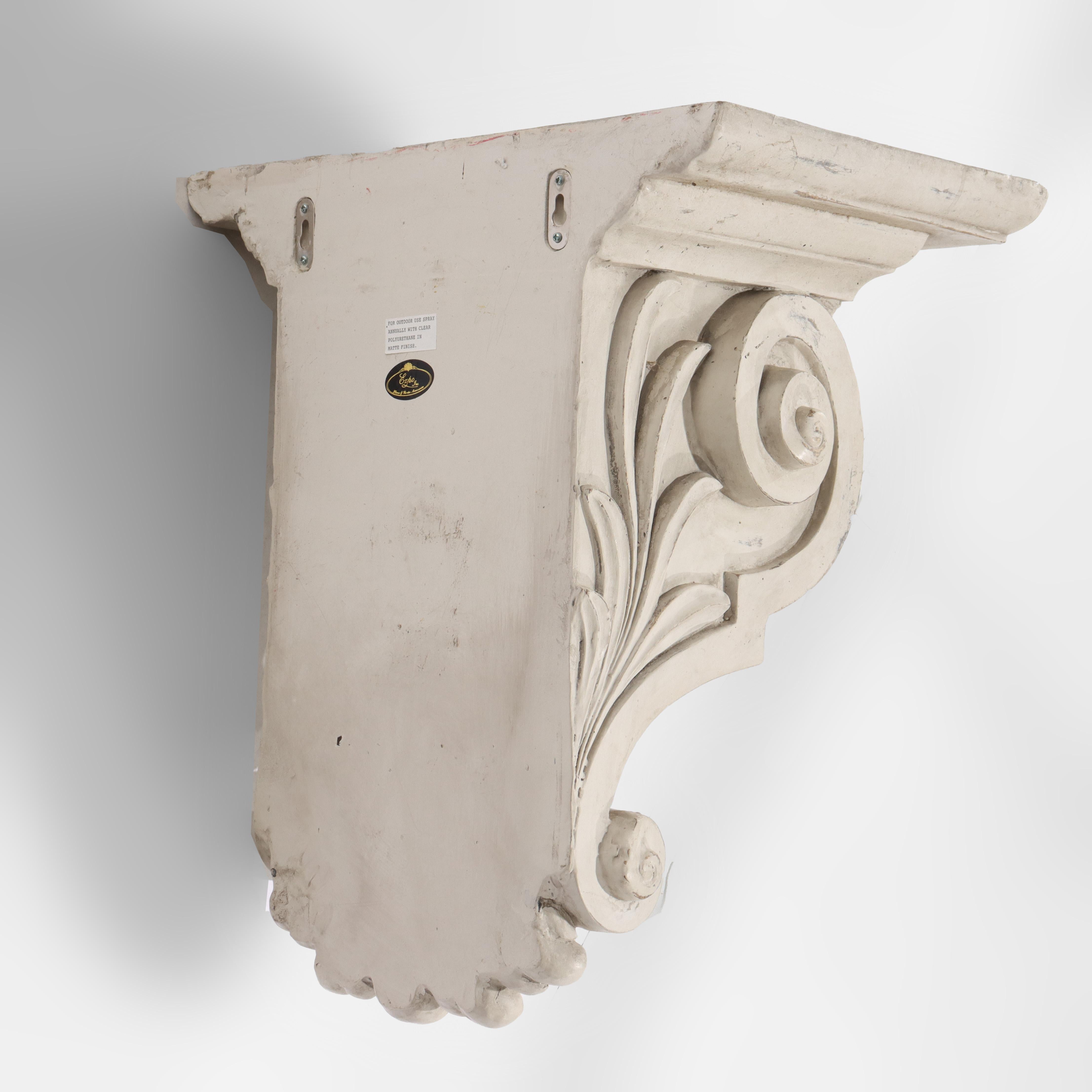 Composition Antique French Empire Style Composite Classical Decorative Corbel 20thC For Sale