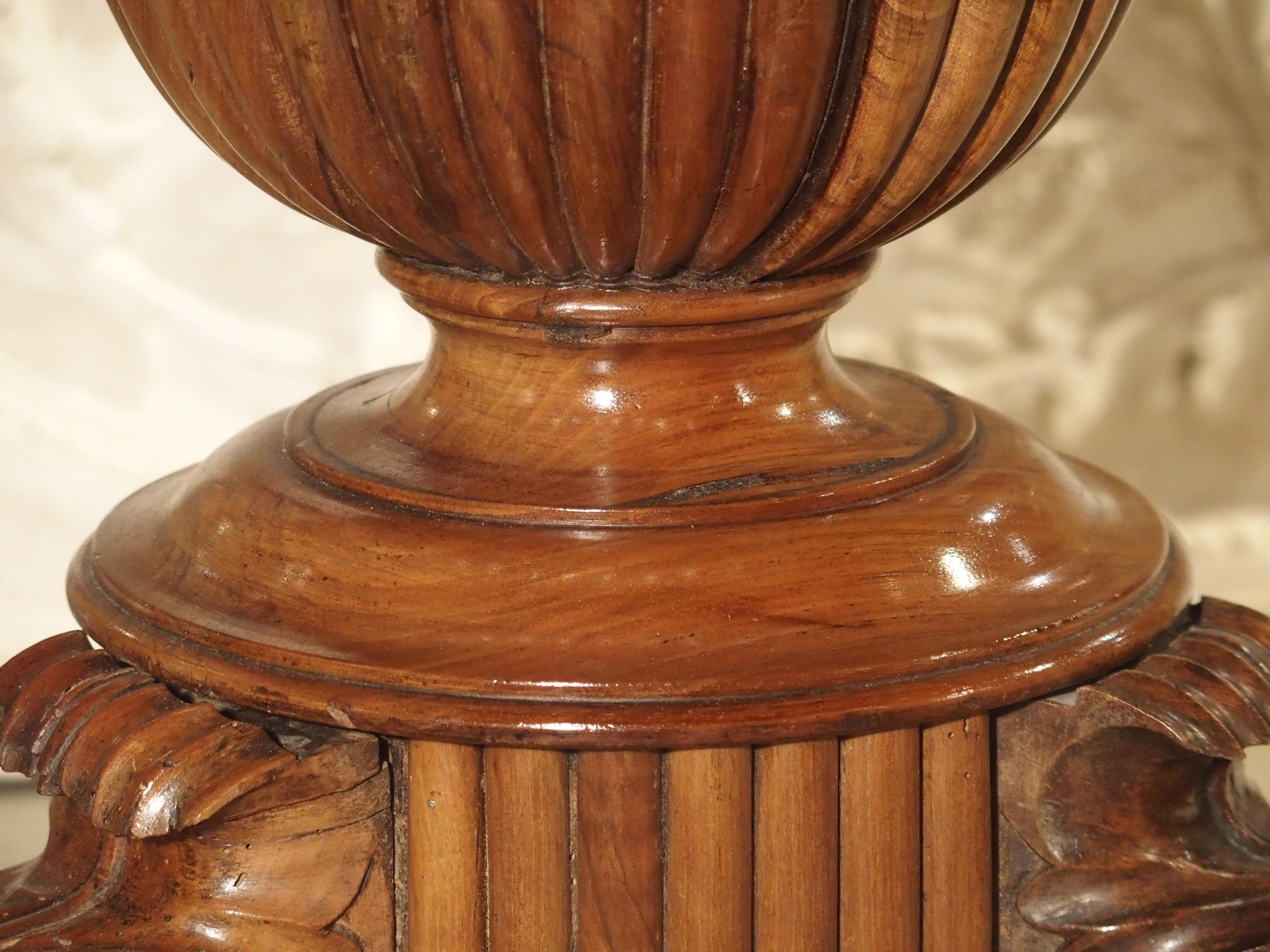 Antique French Empire Style Mahogany and Marble Centre Table, circa 1870 5