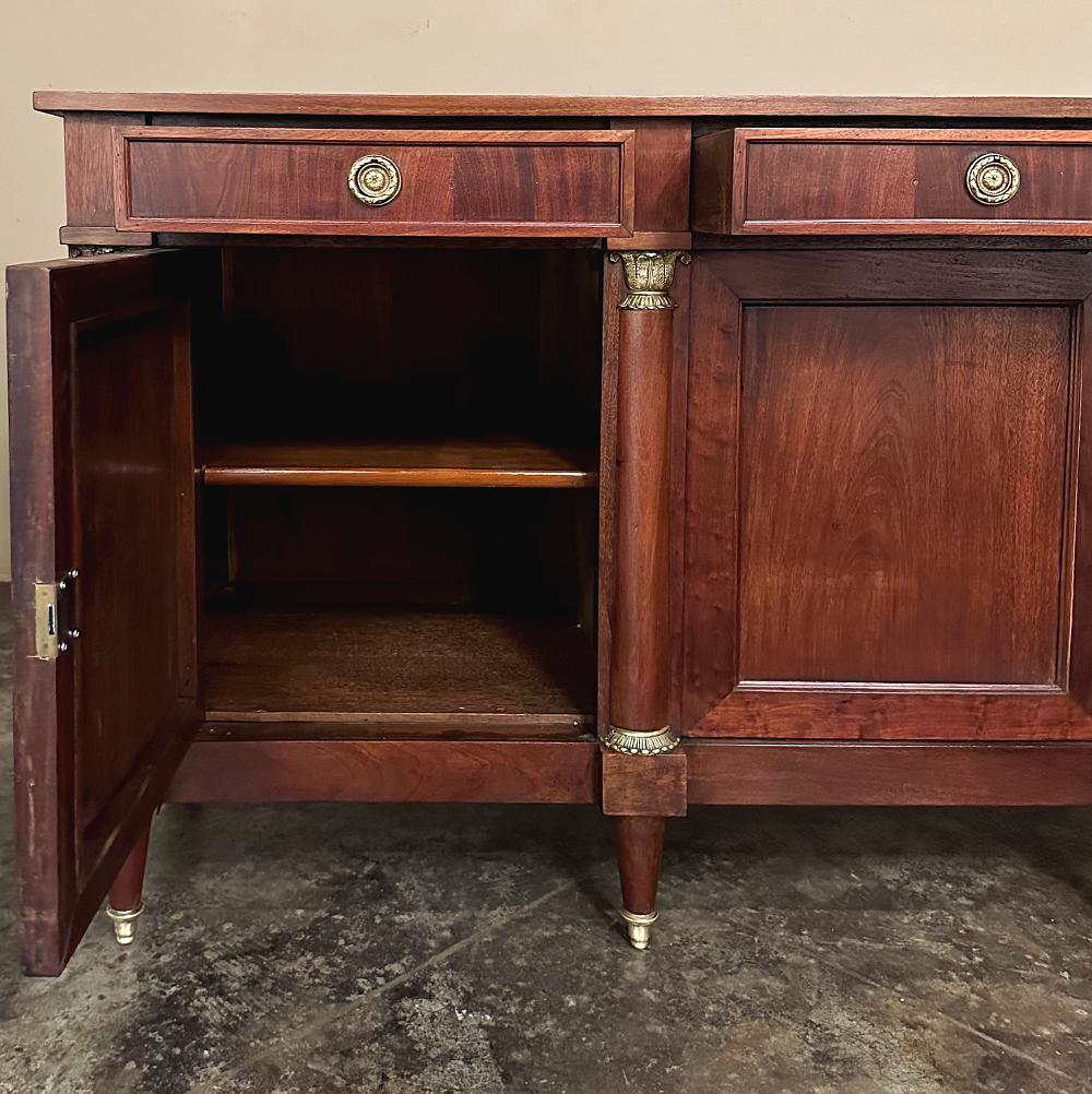 Antique French Empire Style Mahogany Buffet ~ Credenza 4