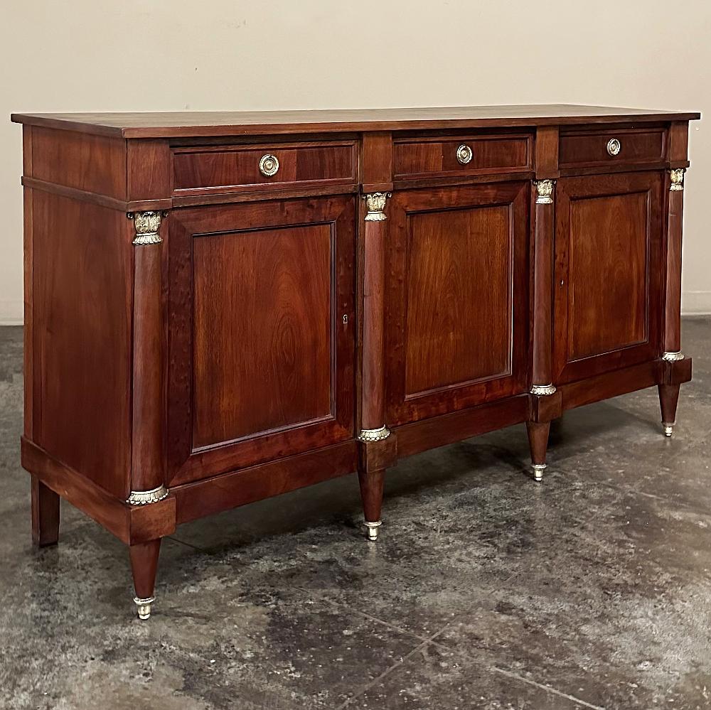 Antique French Empire Style Mahogany Buffet ~ Credenza 6