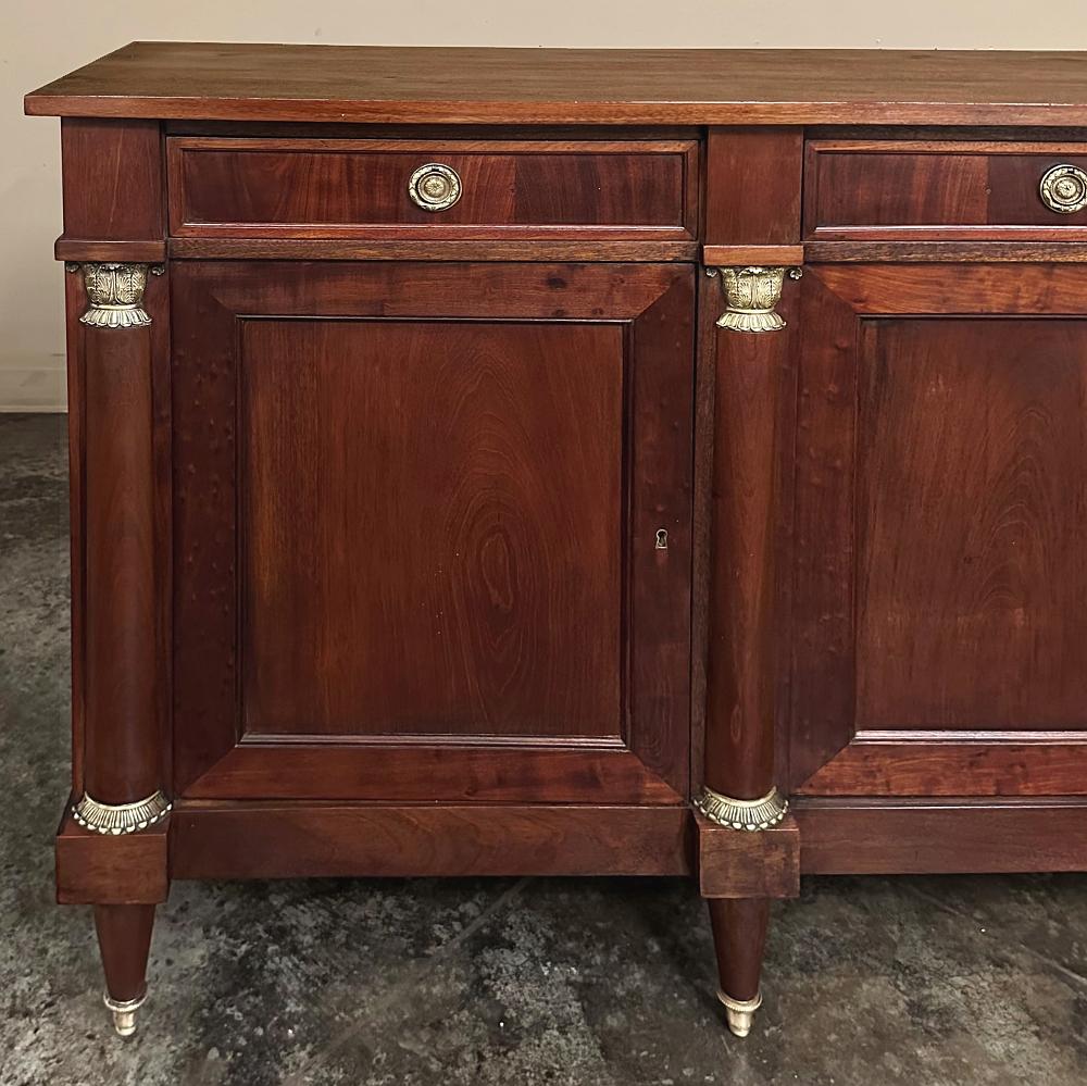 Antique French Empire Style Mahogany Buffet ~ Credenza 13