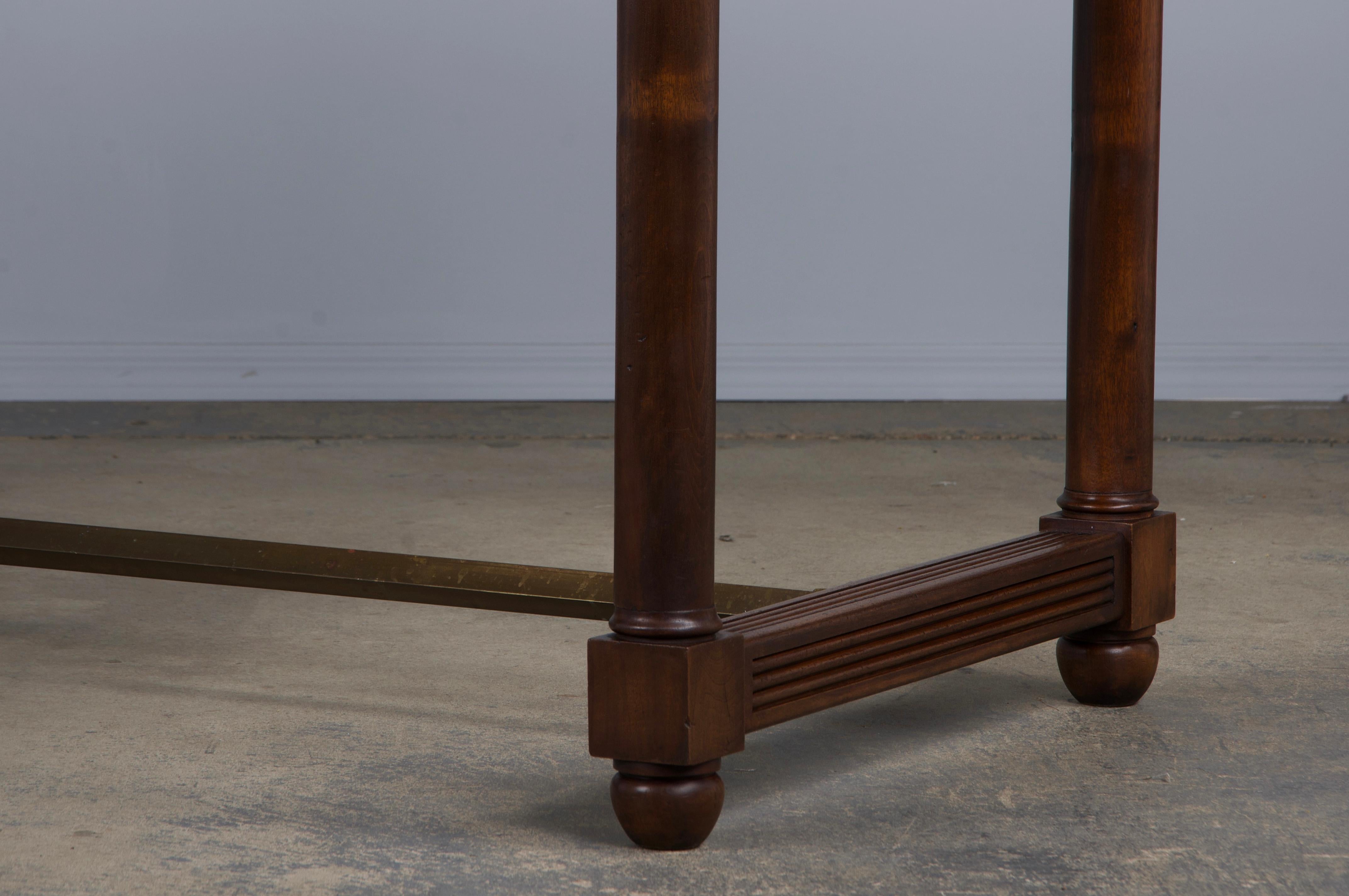 Français Ancienne table à écrire française de style Empire en acajou en vente