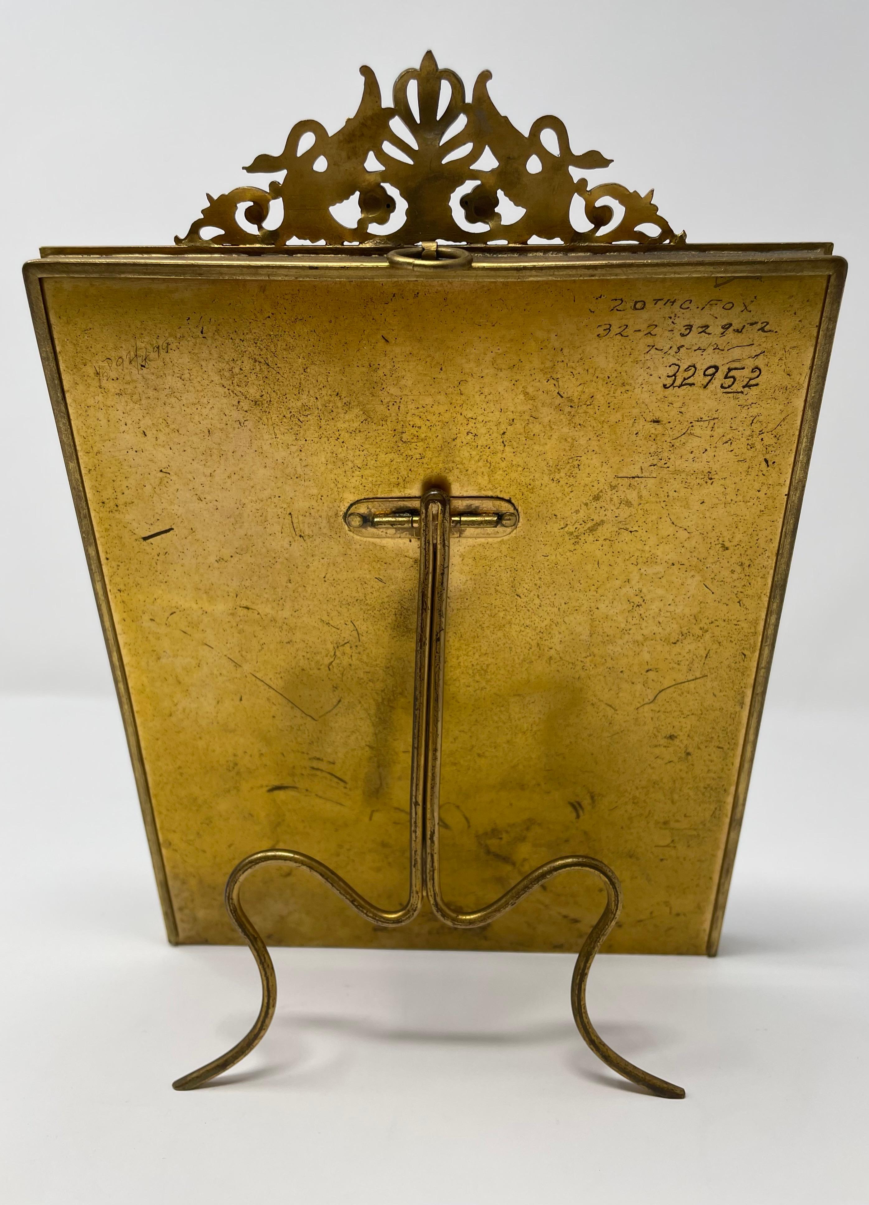 Antiker französischer Ormolu-Rahmen im Empire-Stil um 1900 (20. Jahrhundert) im Angebot
