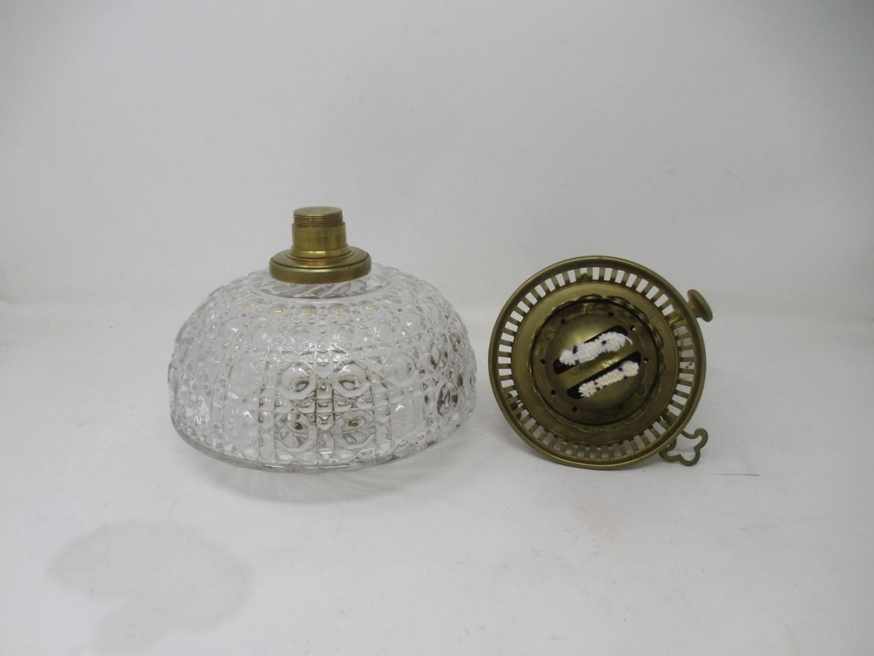 Antique French Empire Style Ormolu Gilt Bronze Fluid Oil Lamp Centerpiece 19thCt 2