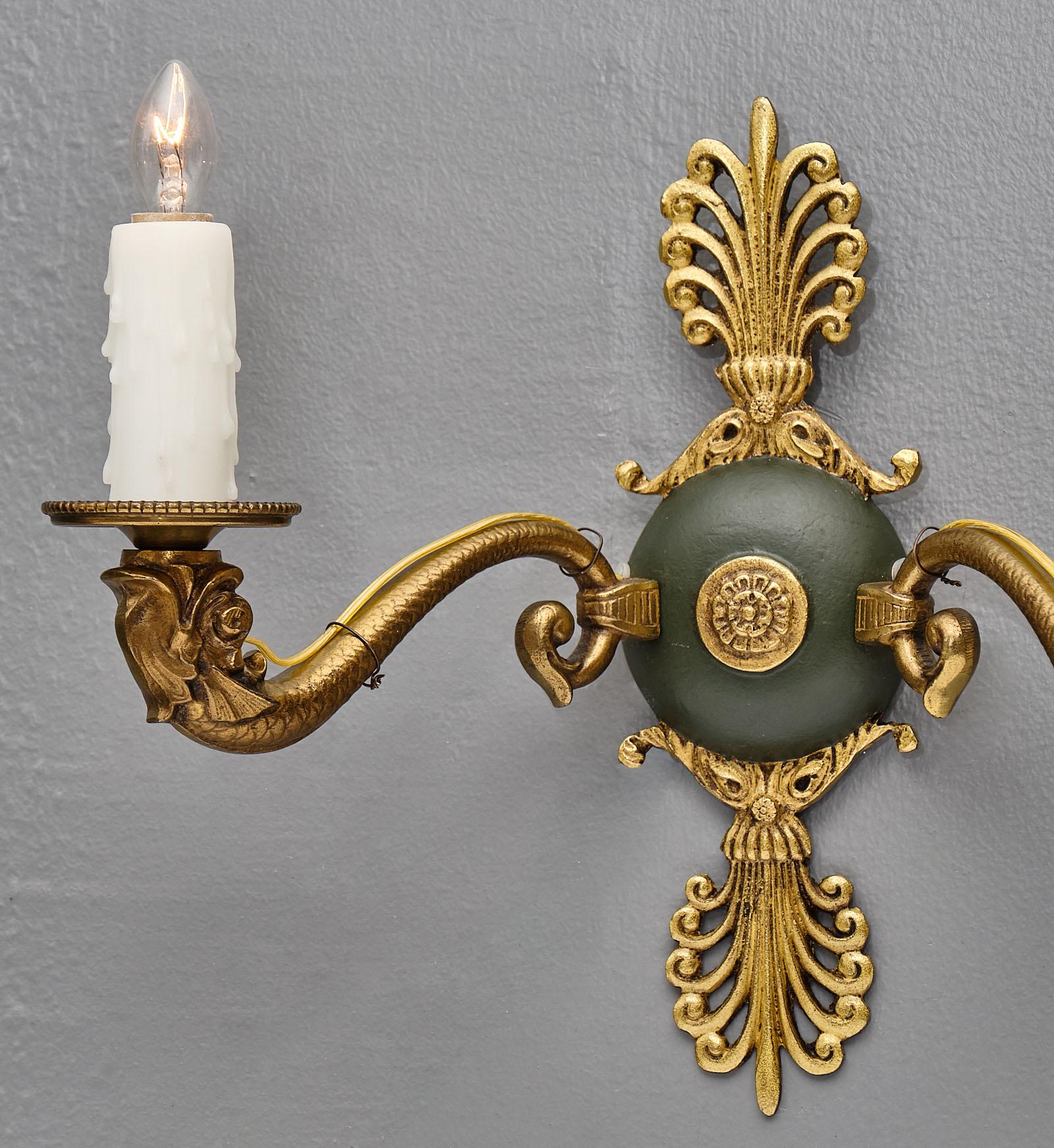 Antique French Empire Style Sconces 1