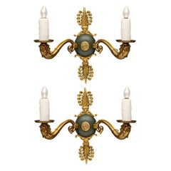 Antique French Empire Style Sconces