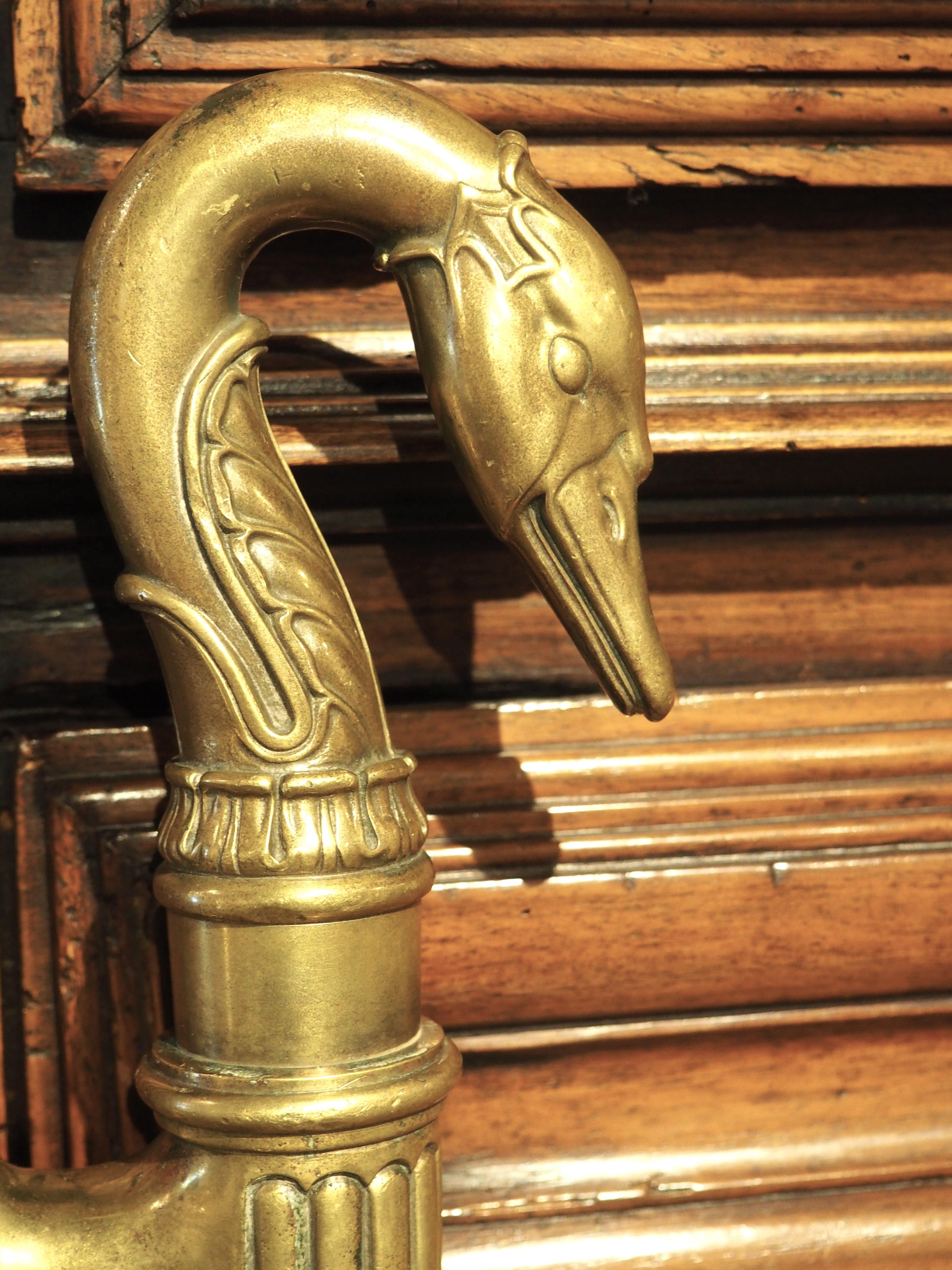 Antique French Empire Swan Faucet, Circa 1820 For Sale 1