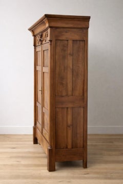 Antique French Empire Armoire in noce, XIX secolo