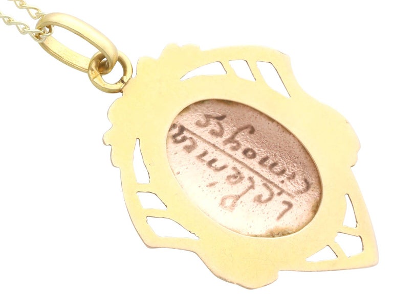 Pendentif Ancien En Or 18 Carats Français - Monogramme SF - 3,7 Grammes - Style Vintage